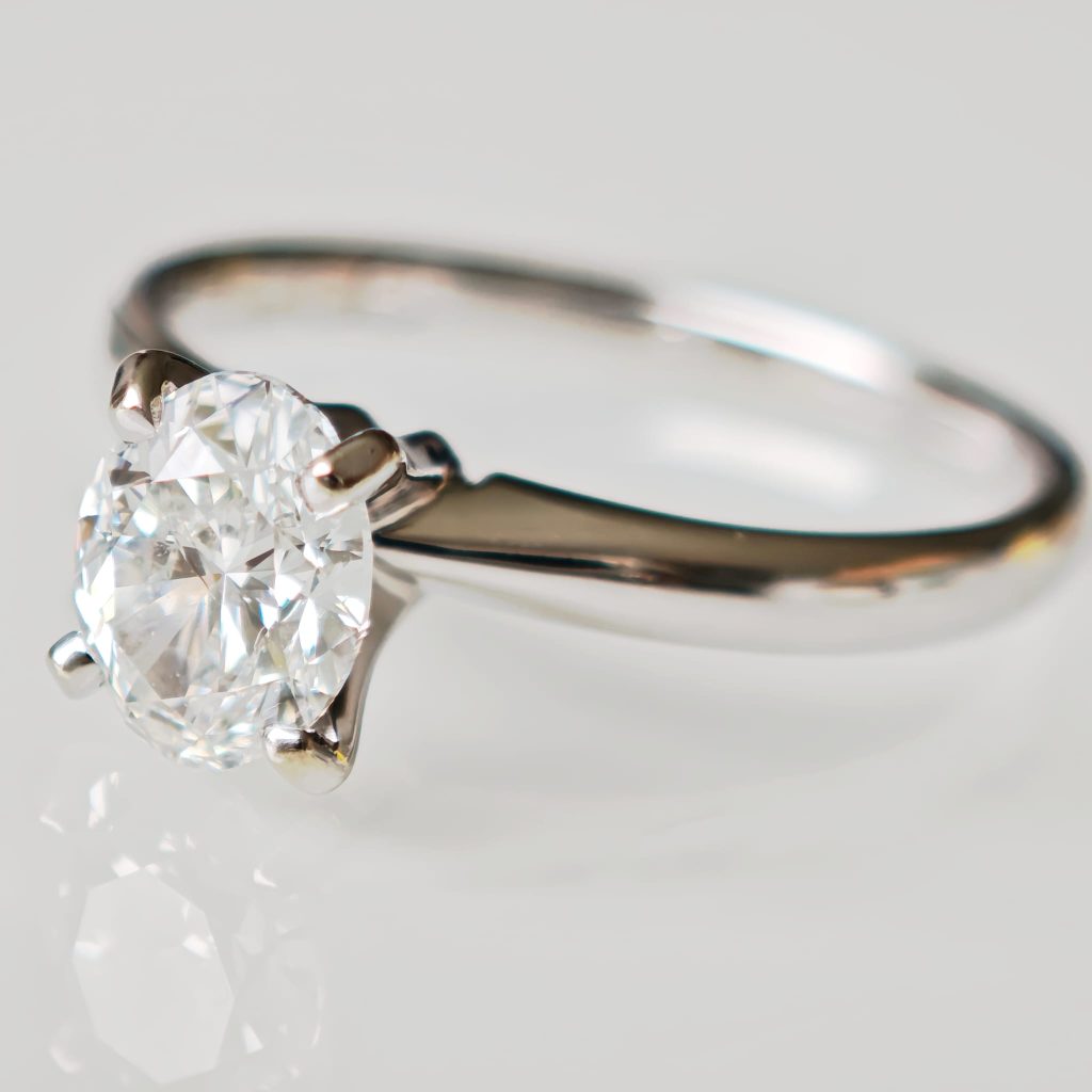 inel aur 14k cu diamant 1.0ct